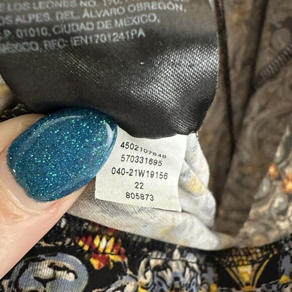 White House Black Market Floral Wide Leg Pants - Picture 9 of 11